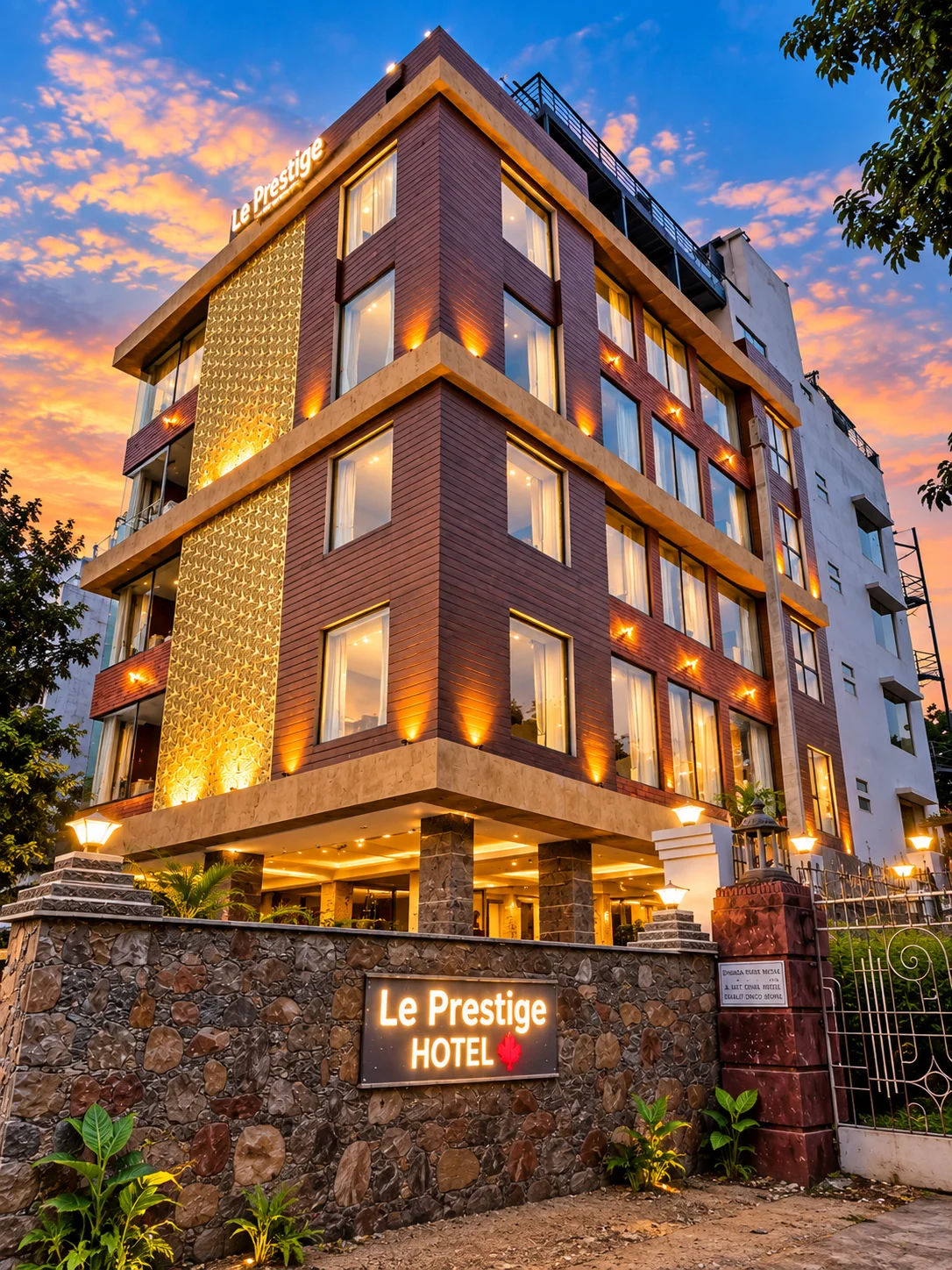 Le Prestige Hotel lobby interior