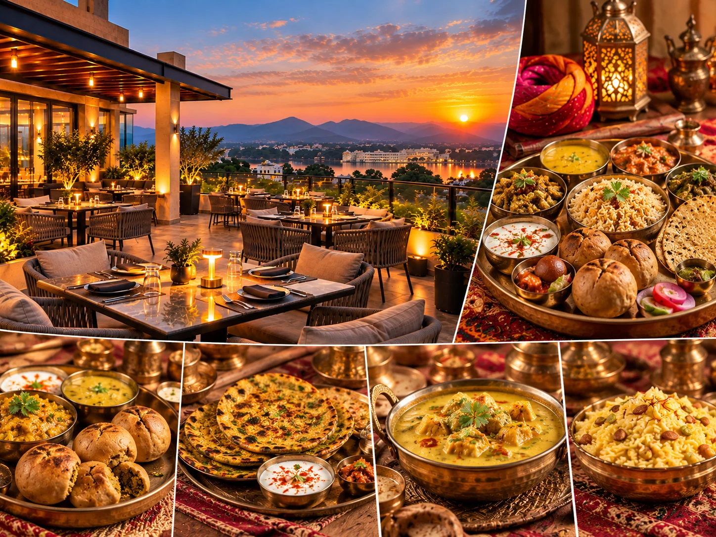 Rooftop dining space at Le Prestige Hotel